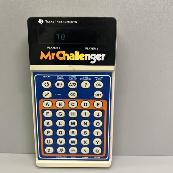Mr Challenger Texas Instruments Handheld Electronic Game Vintage 1978 *Read* - Picture 5 of 15